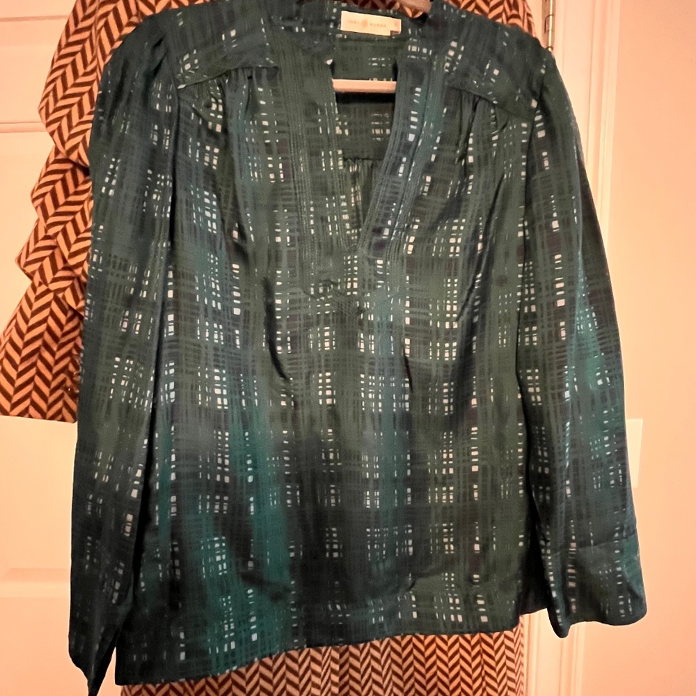 Tory Burch Silk Blouse -  size 12